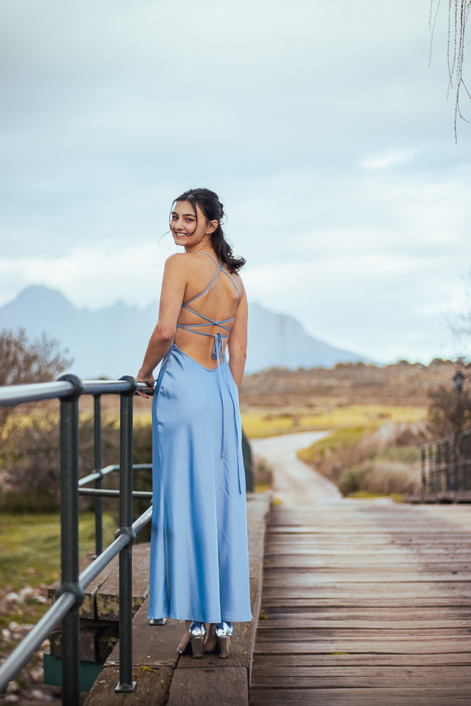 Elegant guest at her matric farewell